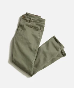 5 Pocket Slim Straight Twill Pant