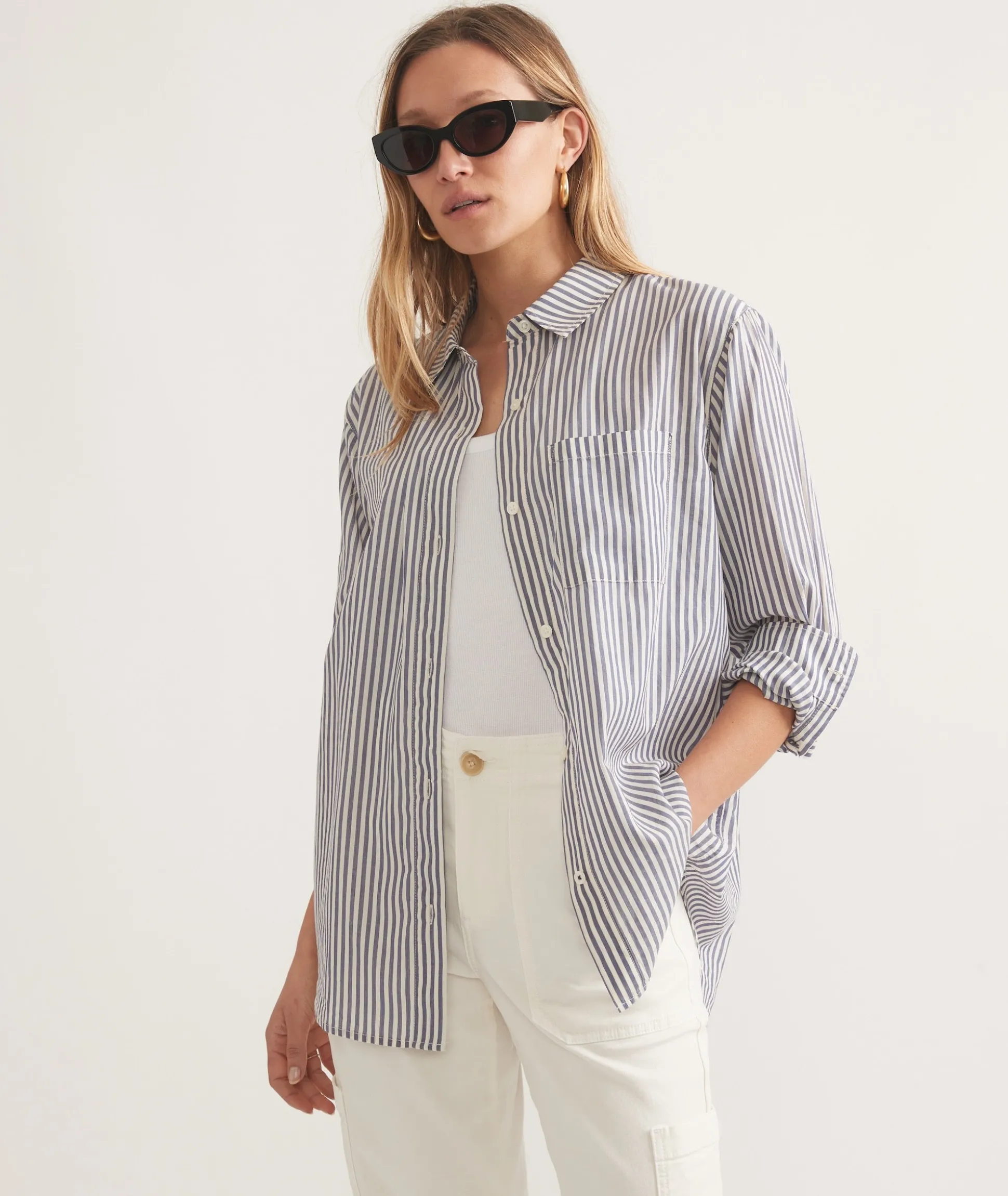 Abbey Relaxed Button Down