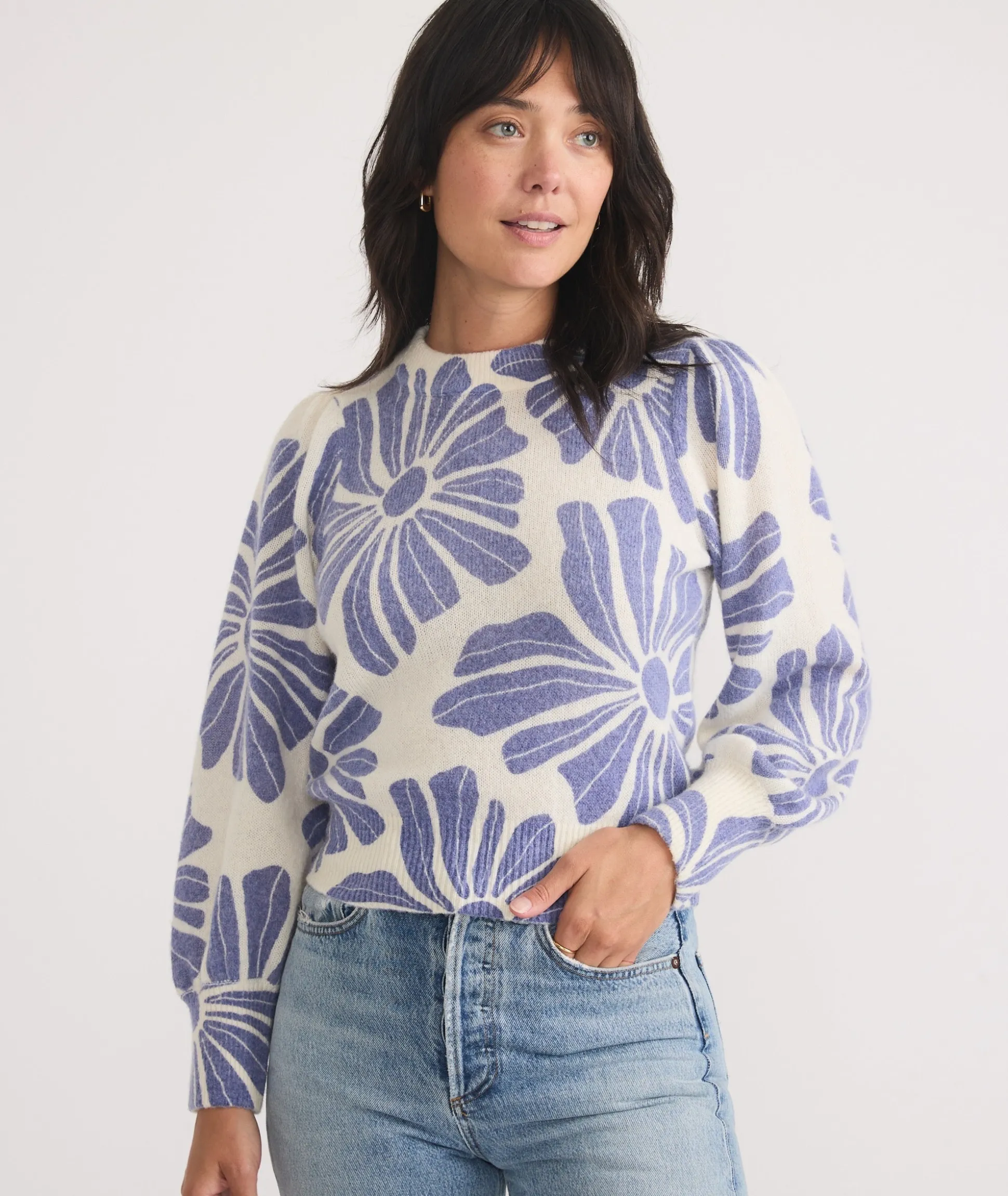 Alma Puff Sleeve Sweater