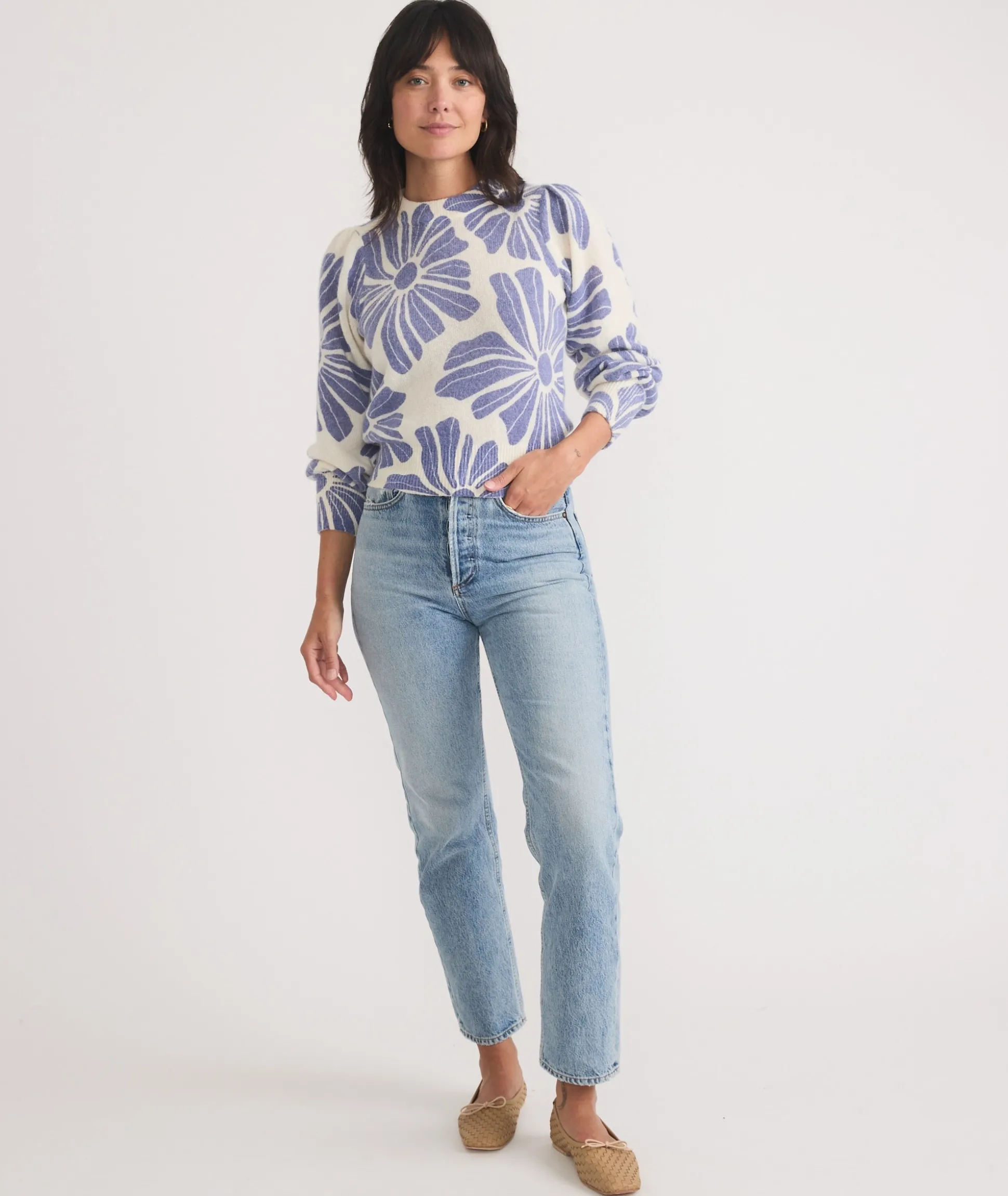 Alma Puff Sleeve Sweater
