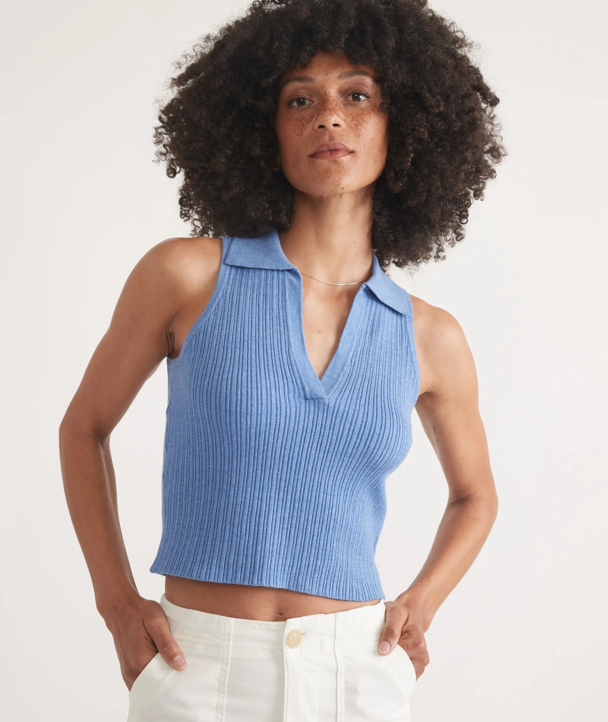 Amelia Rib Polo