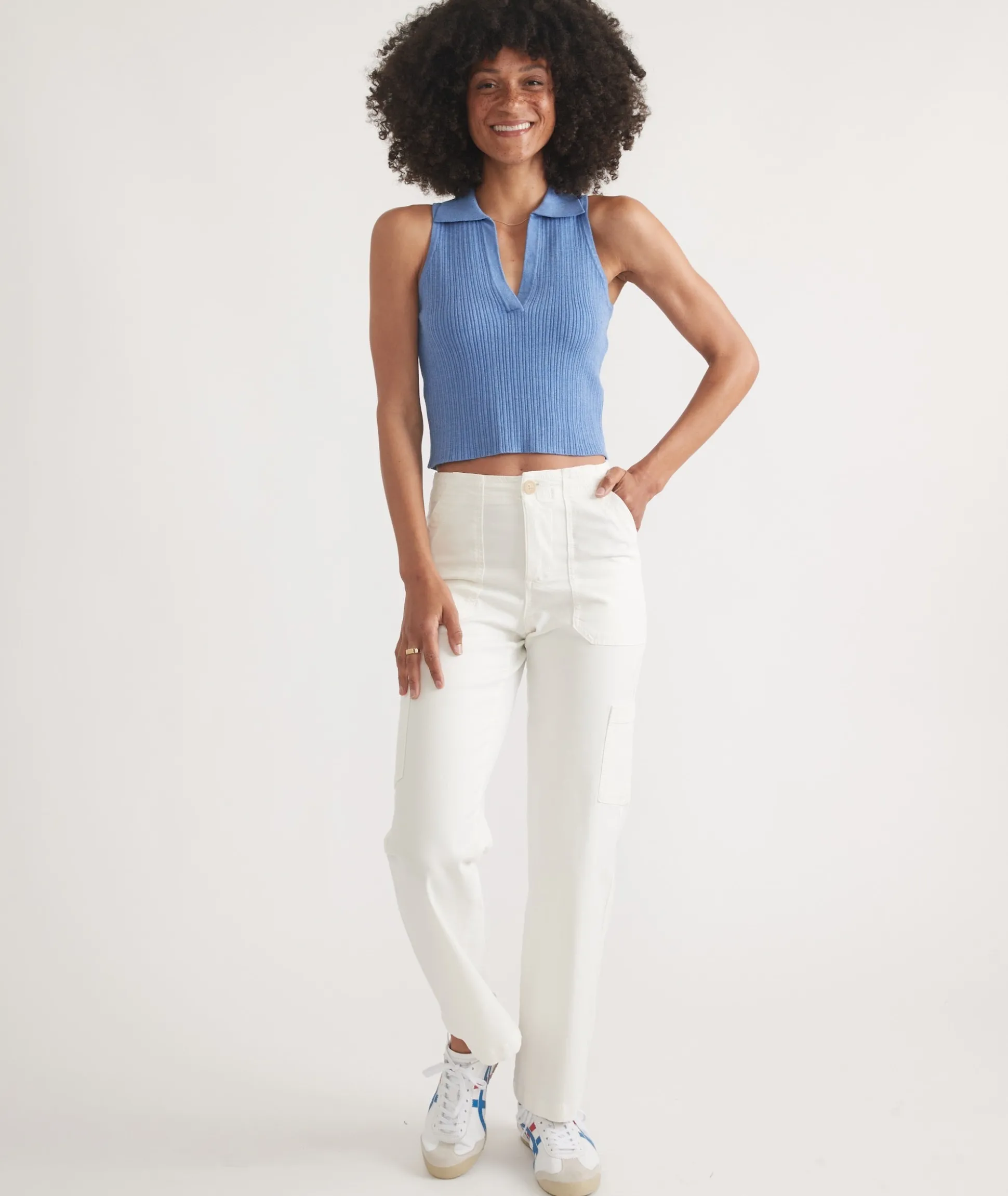 Amelia Rib Polo