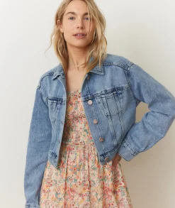 Ash Crop Denim Jacket