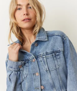 Ash Crop Denim Jacket