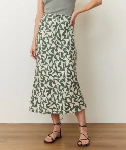 Avery Hemp Midi Skirt