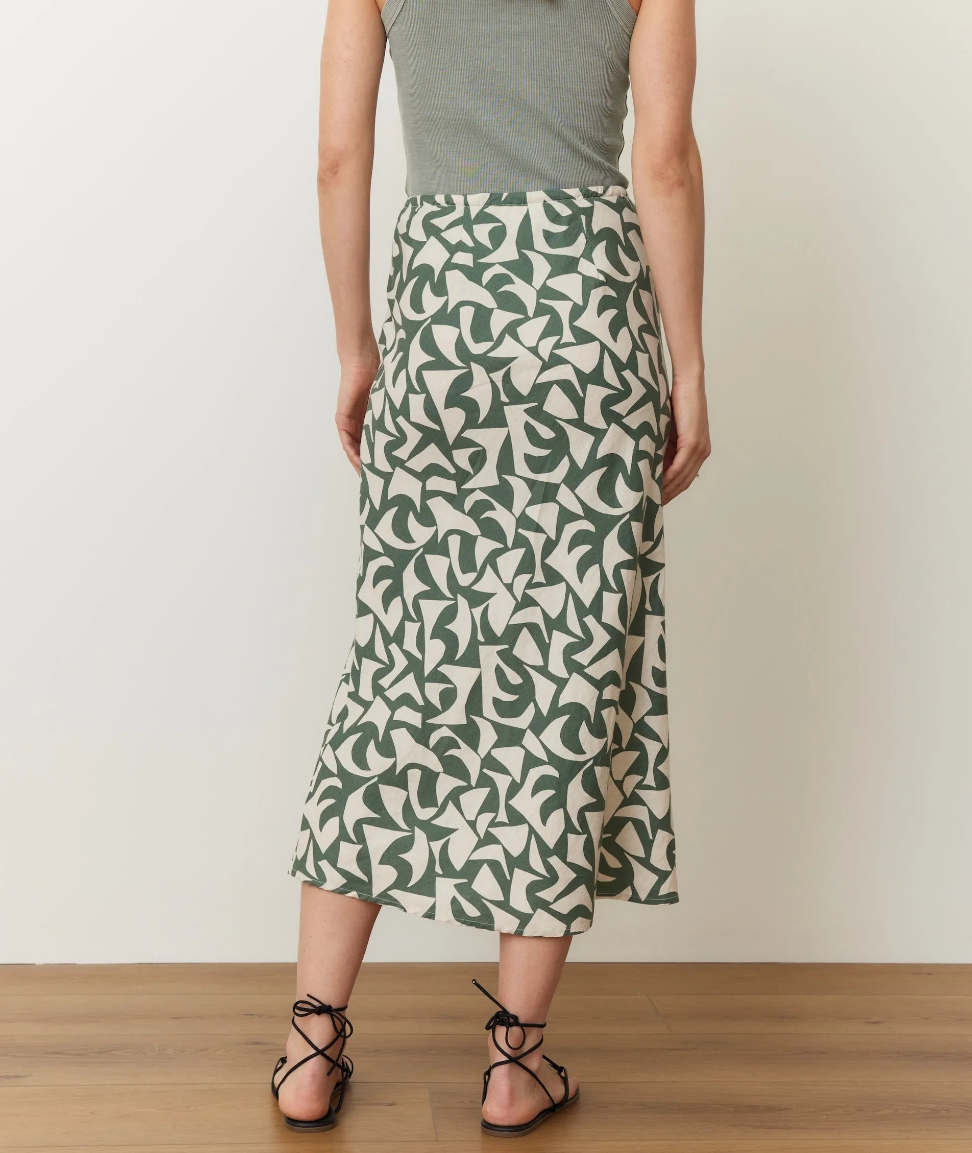Avery Hemp Midi Skirt