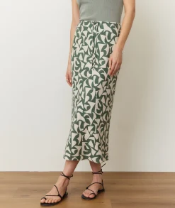 Avery Hemp Midi Skirt