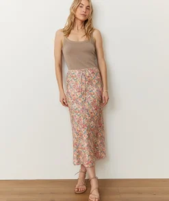 Avery Hemp Midi Skirt