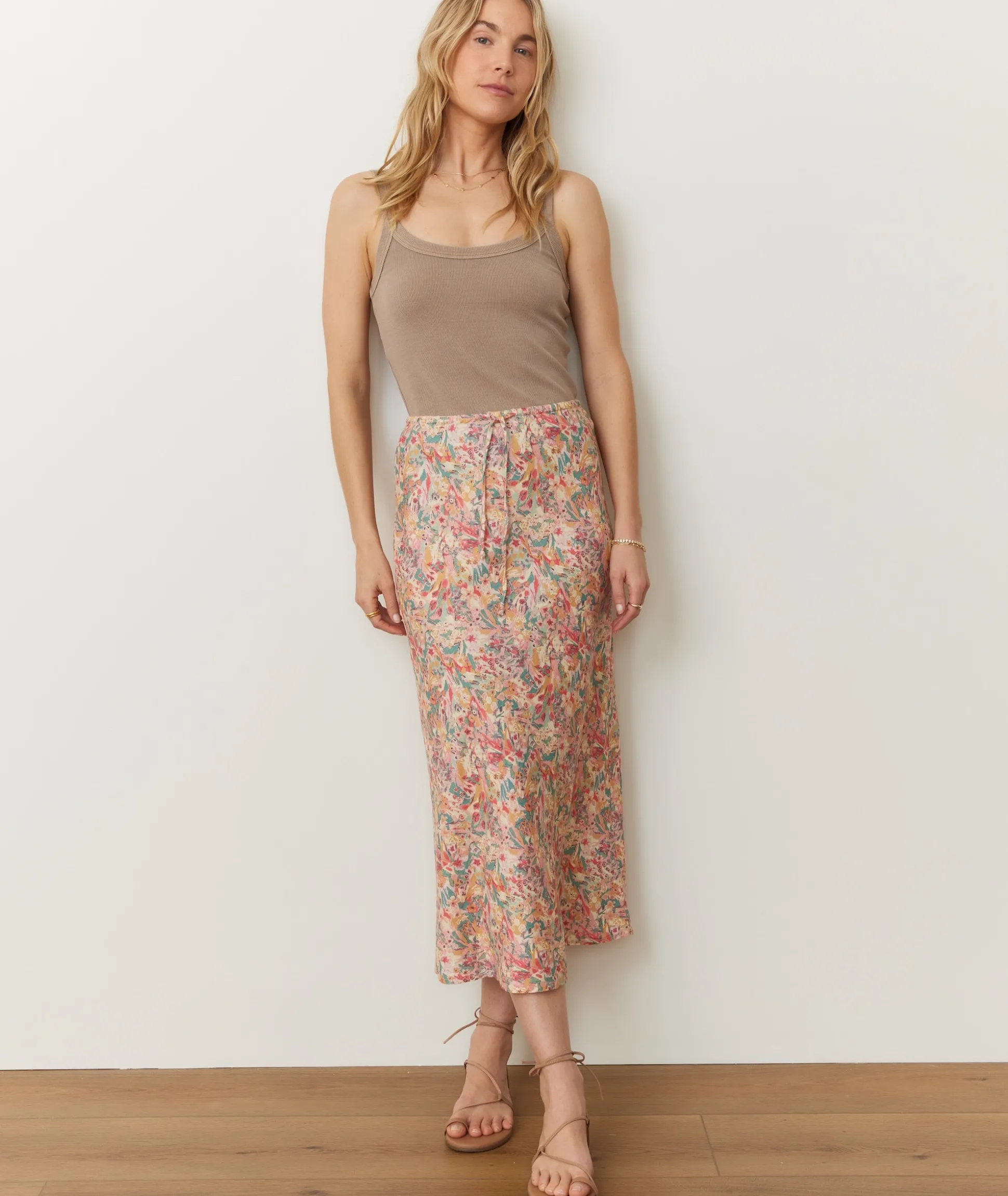 Avery Hemp Midi Skirt
