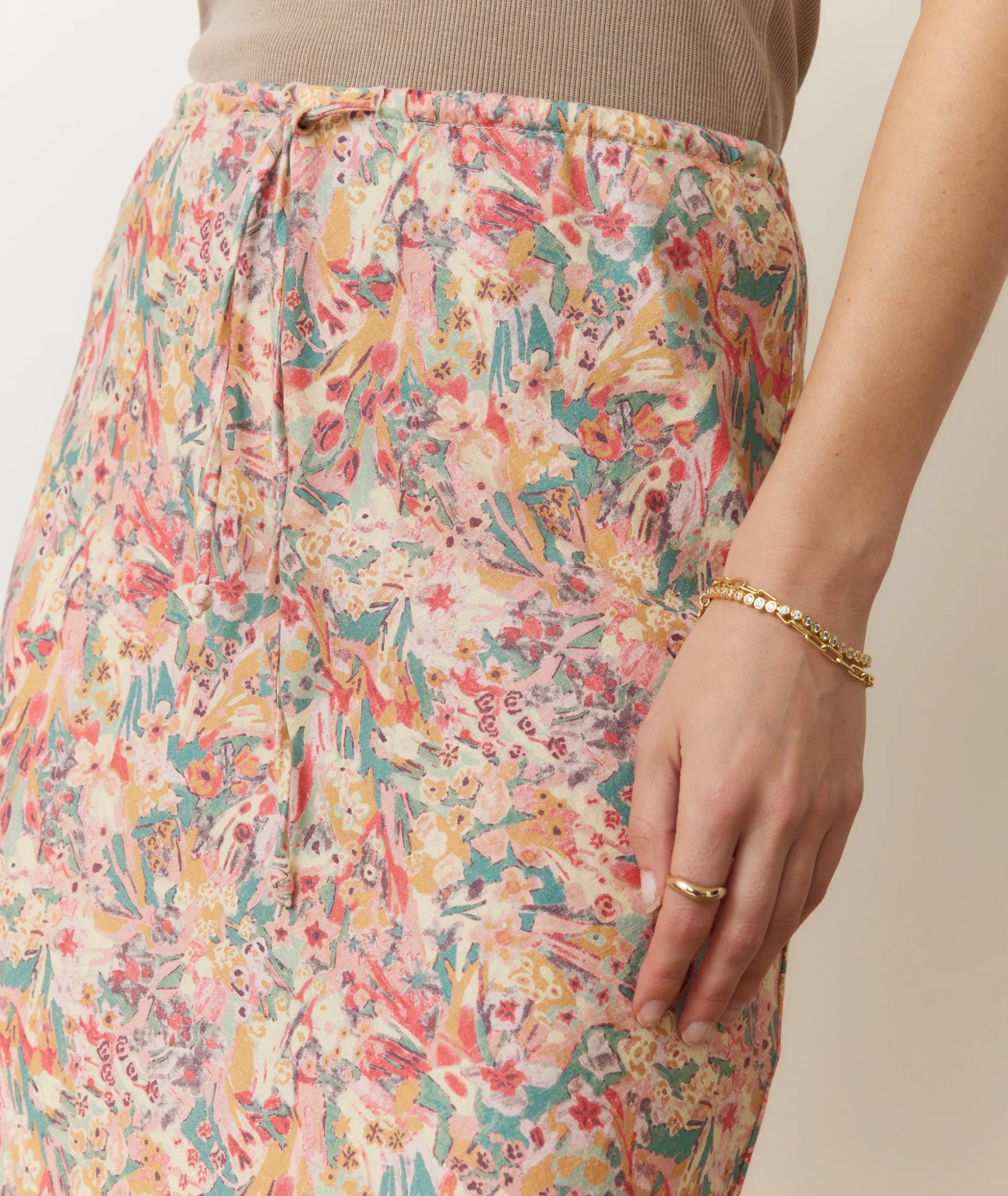 Avery Hemp Midi Skirt