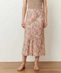 Avery Hemp Midi Skirt