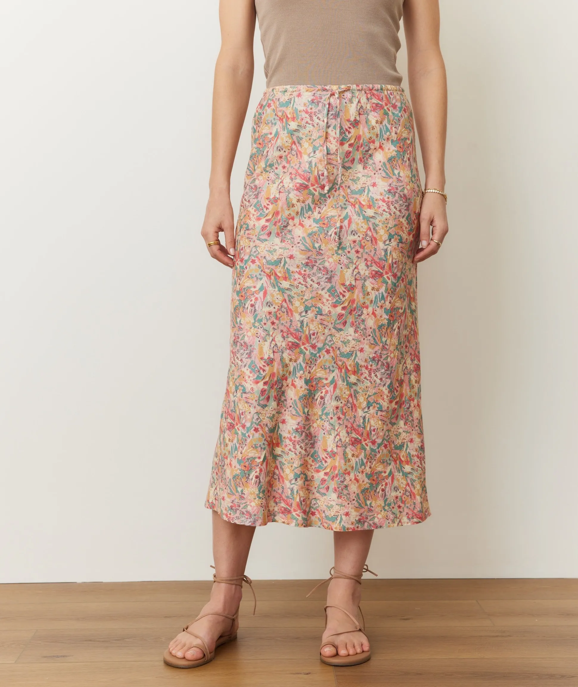 Avery Hemp Midi Skirt