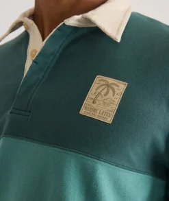 Brushed Jersey Rugby Polo