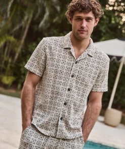 Cam Jacquard Resort Shirt
