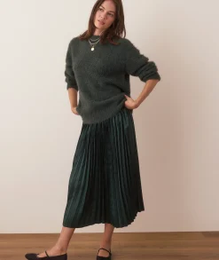 Chelsea Pleated Midi Skirt
