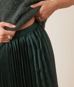 Chelsea Pleated Midi Skirt
