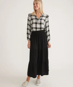 Chloe Smocked Maxi Skirt