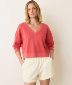 Cloud 9 Terry V-Neck Sweatshirt