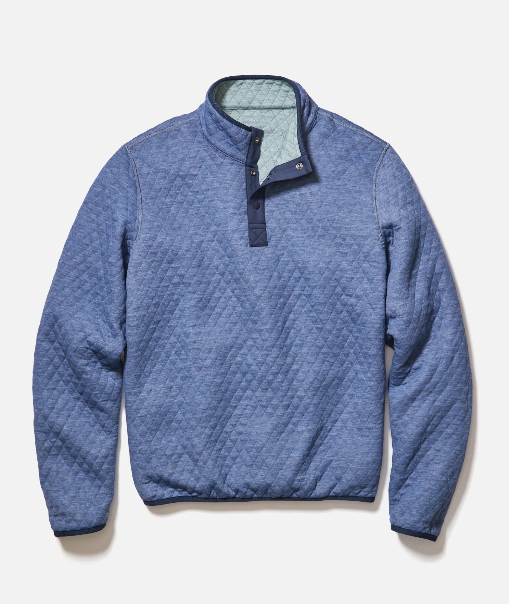 Corbet Quilted Reversible Pullover