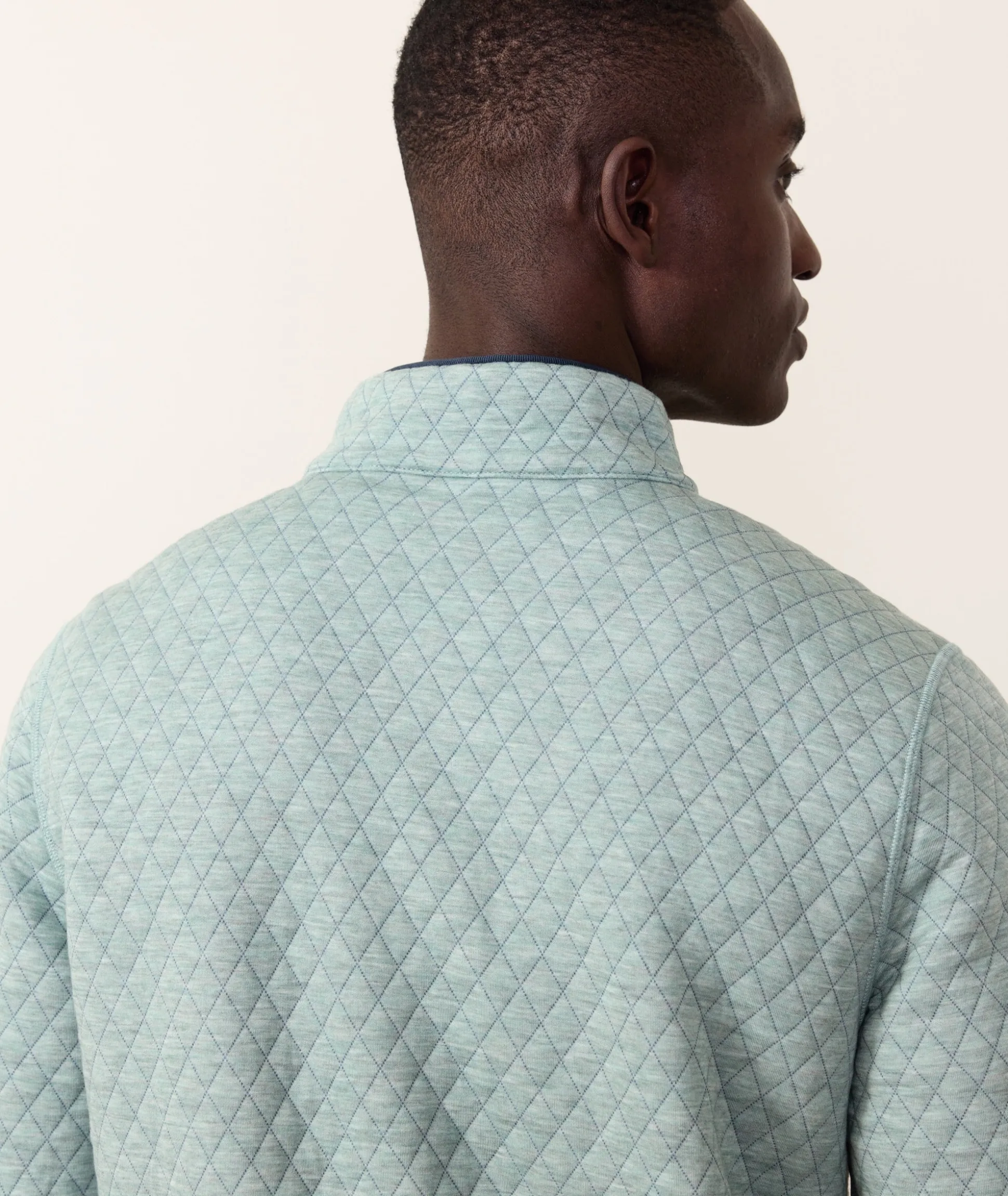 Corbet Quilted Reversible Pullover