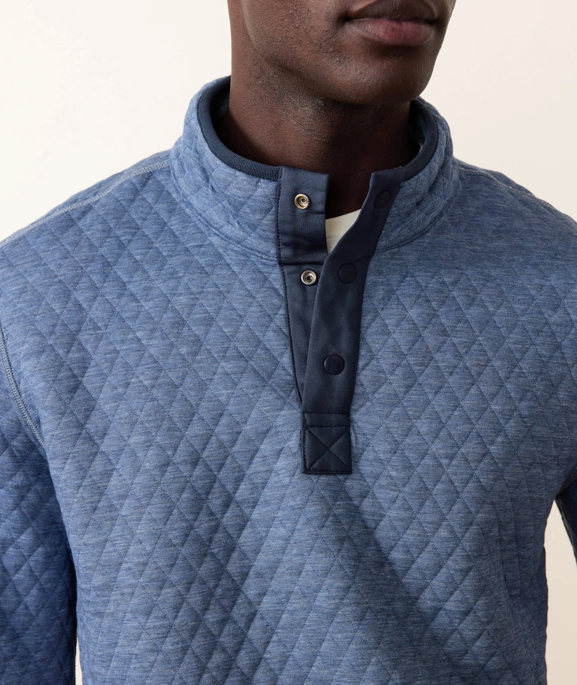 Corbet Quilted Reversible Pullover