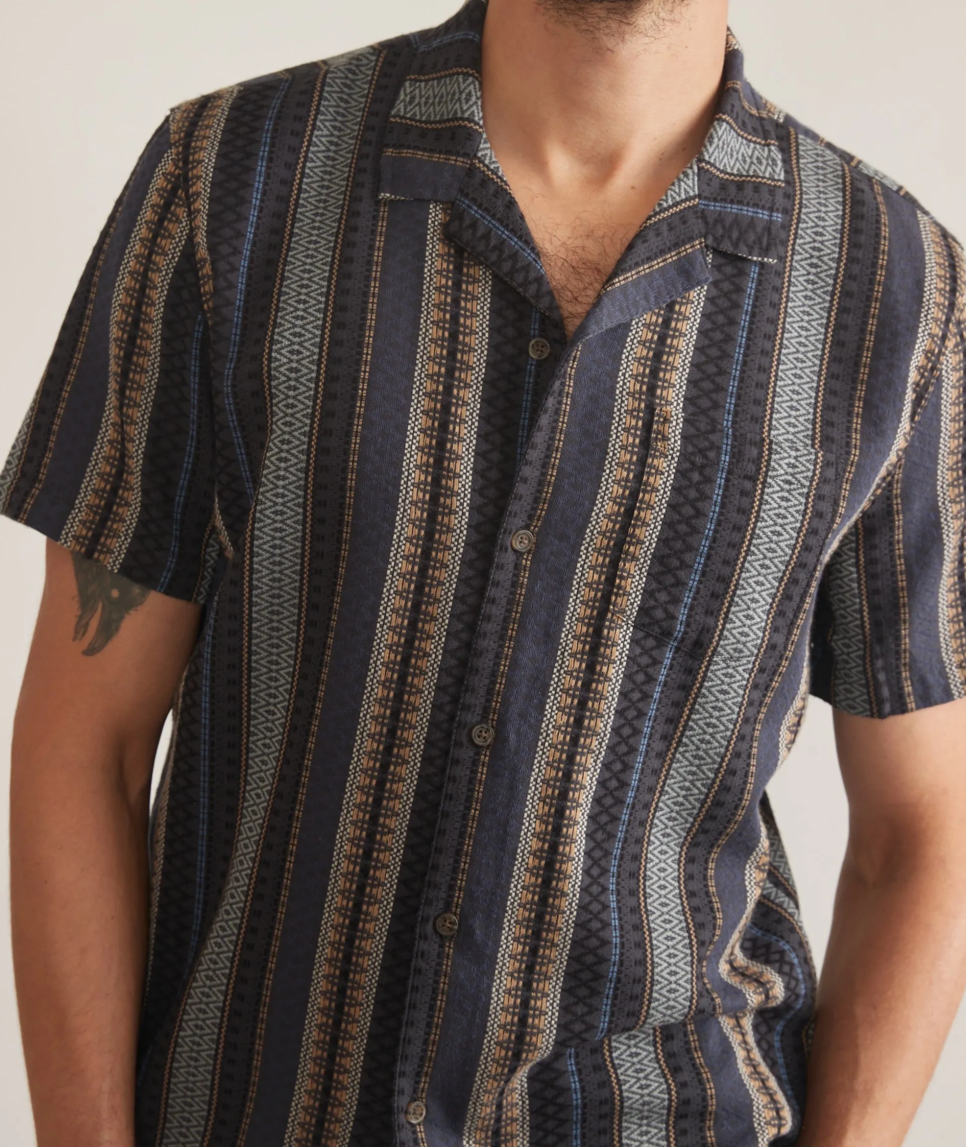 Dobby Stripe Resort Shirt