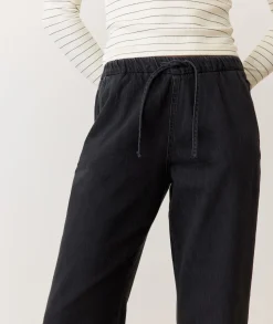 Drawstring Denim Pant