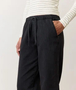 Drawstring Denim Pant