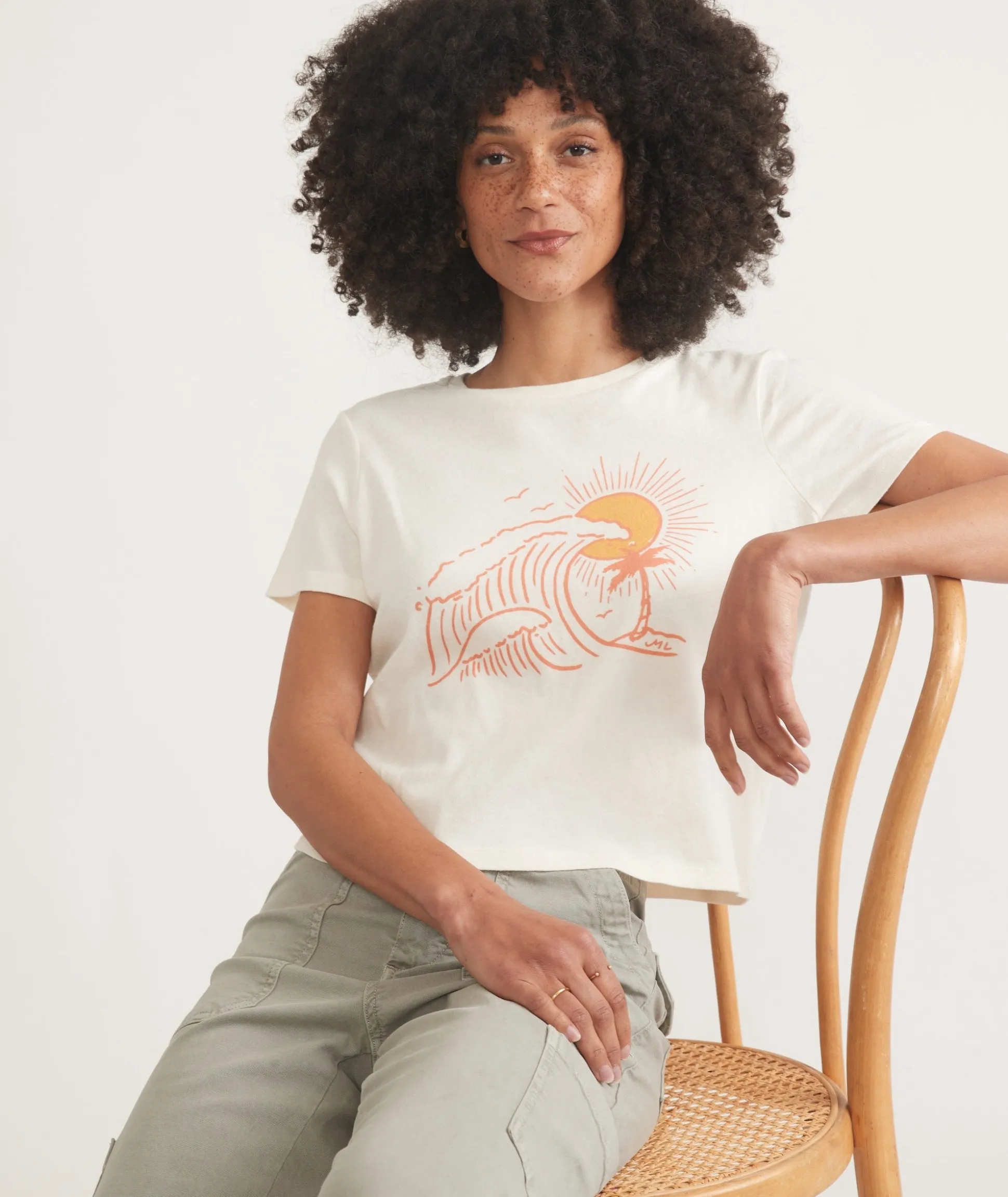Easy Crop Graphic Tee