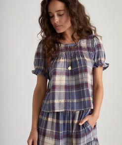 Elena Smocked Top