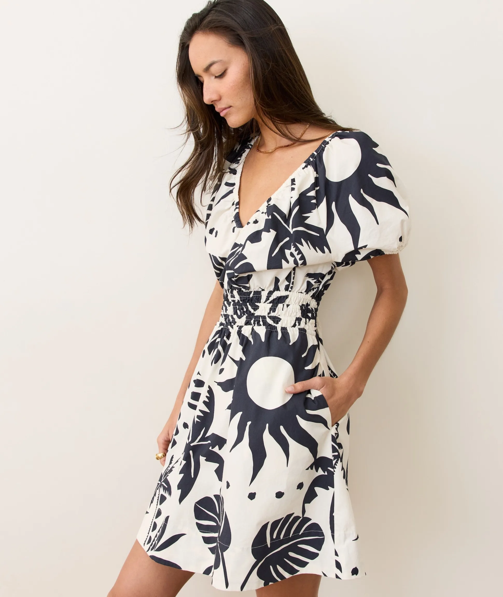 Emery Poplin Mini Dress