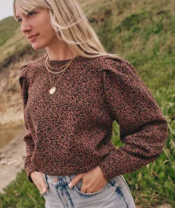 Enya Puff Sleeve Sweatshirt