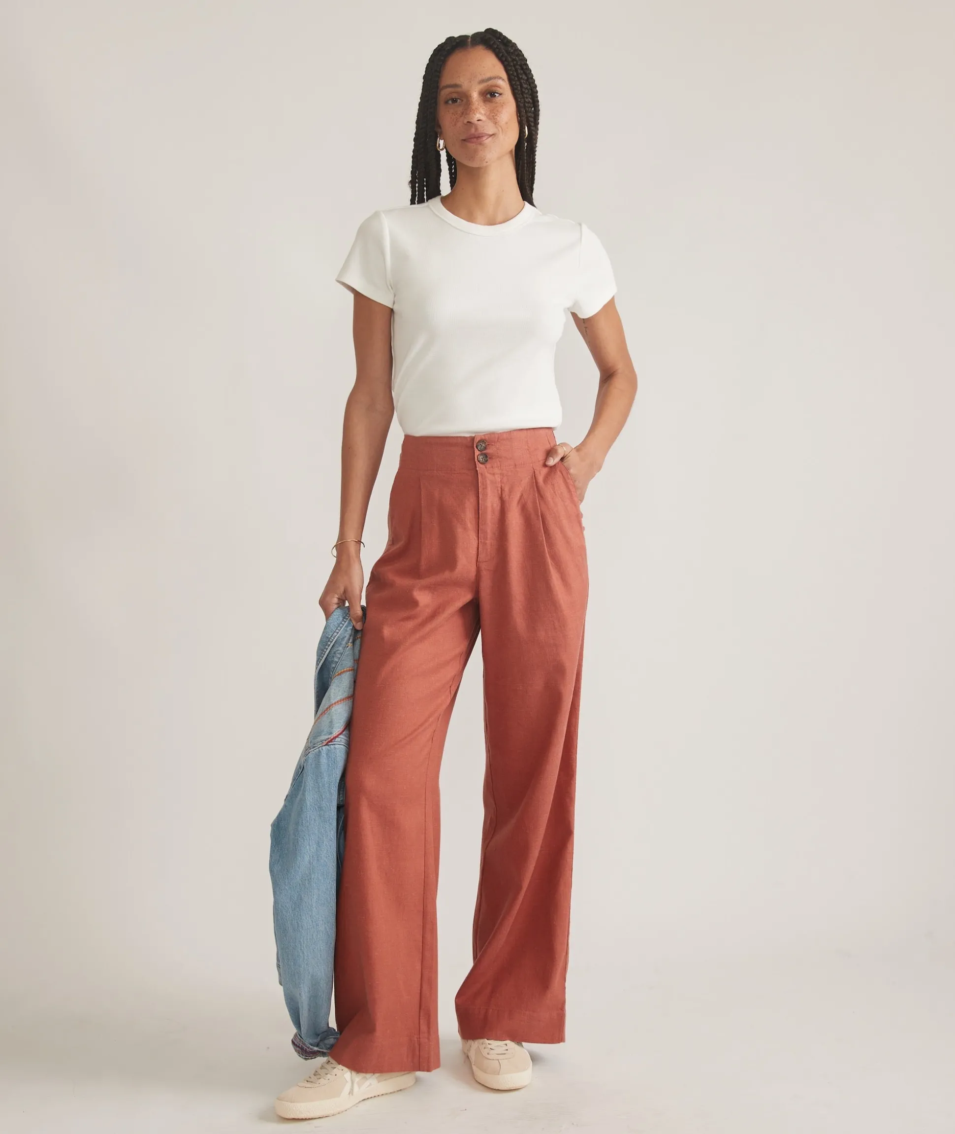 Flora High Waisted Trouser