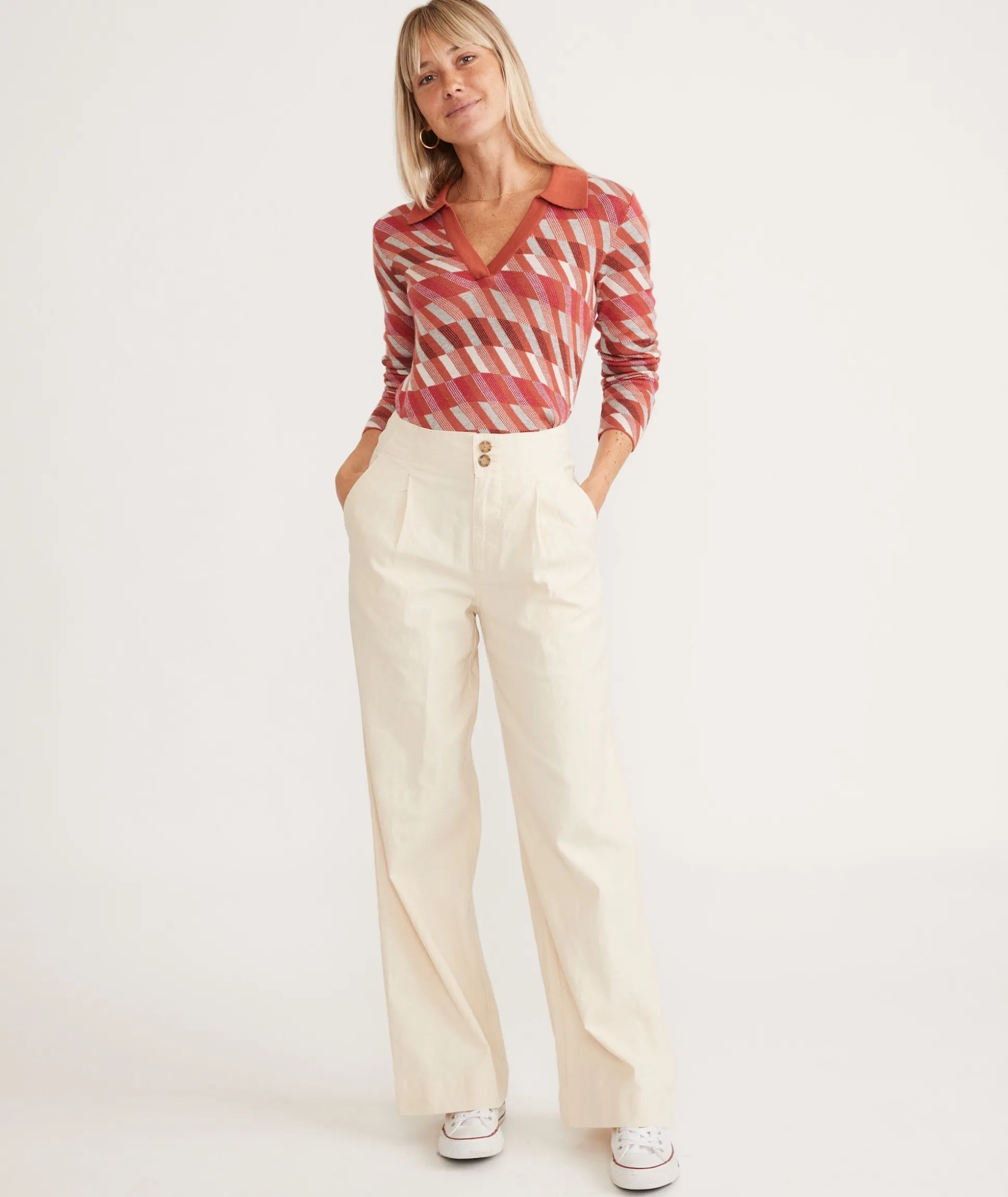 Flora High Waisted Trouser