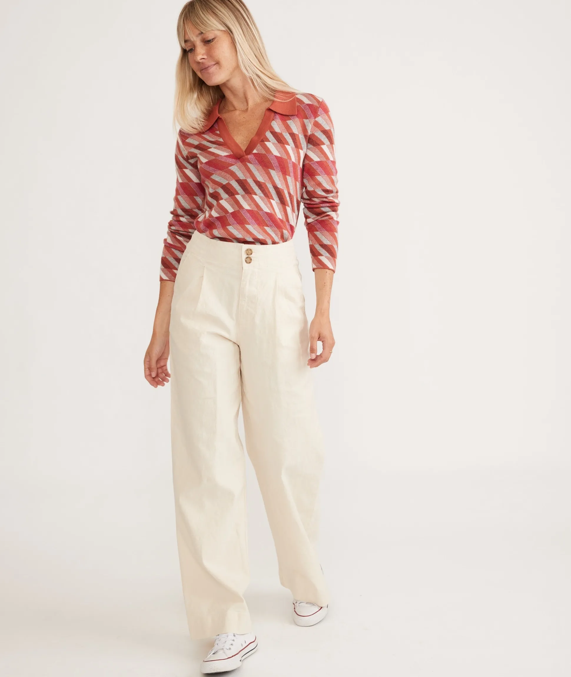 Flora High Waisted Trouser