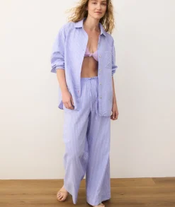 Gracey Oversized Seersucker Shirt