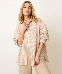 Gracey Oversized Shirt in Cali Poplin