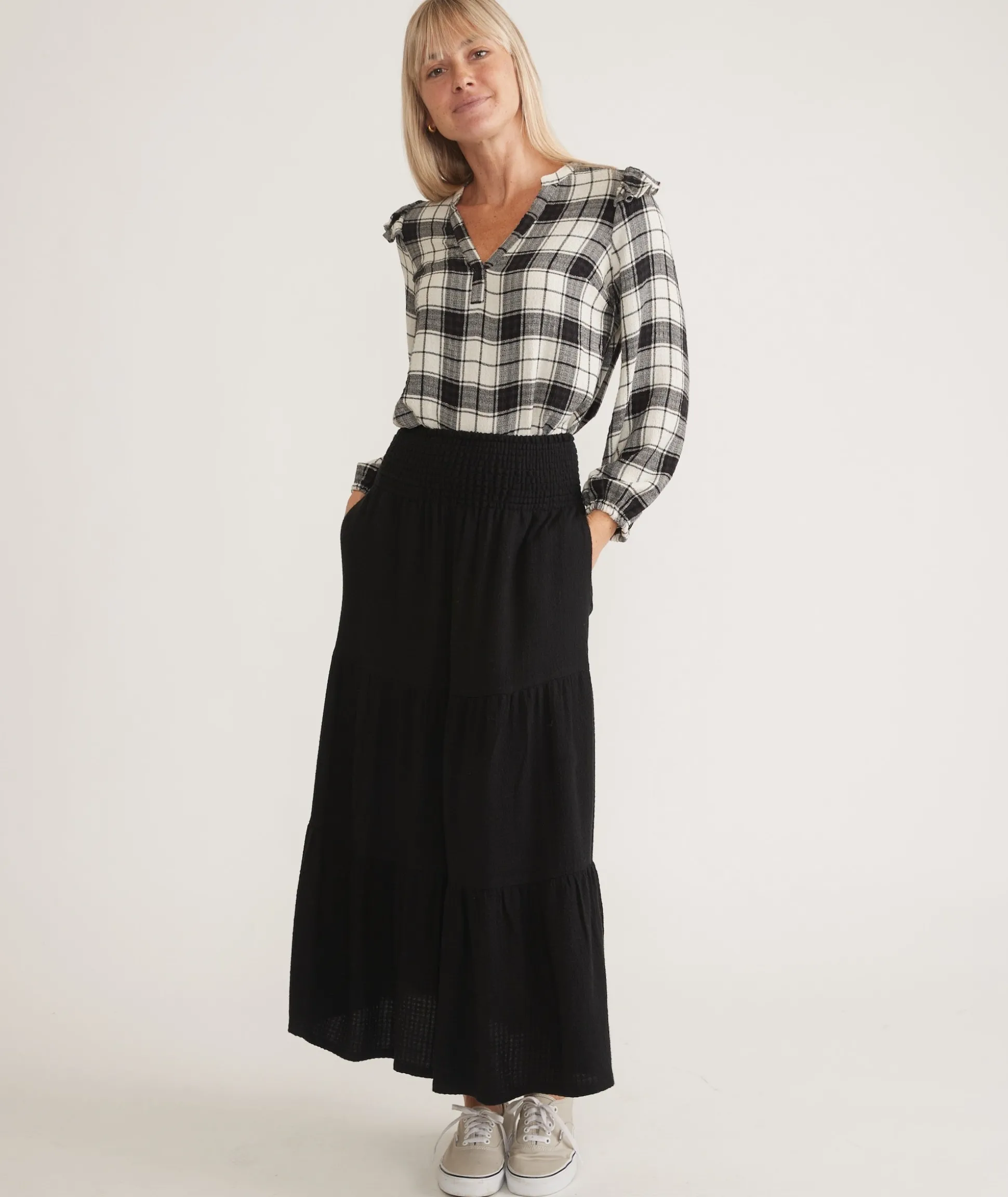 Jamie Ruffle Sleeve Top
