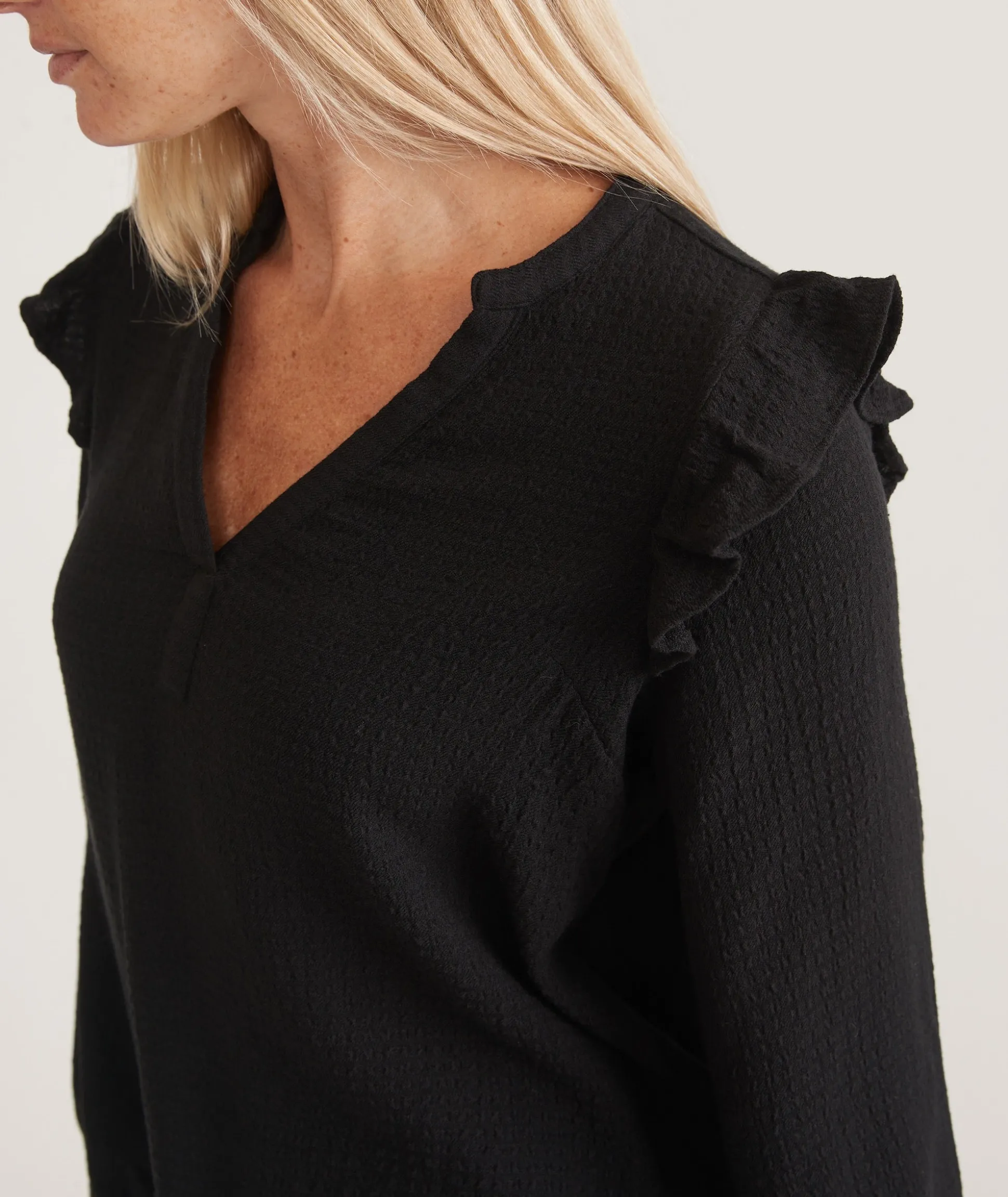 Jamie Ruffle Sleeve Top
