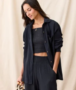 Jane Relaxed Double Cloth Shirt