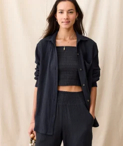 Jane Relaxed Double Cloth Shirt
