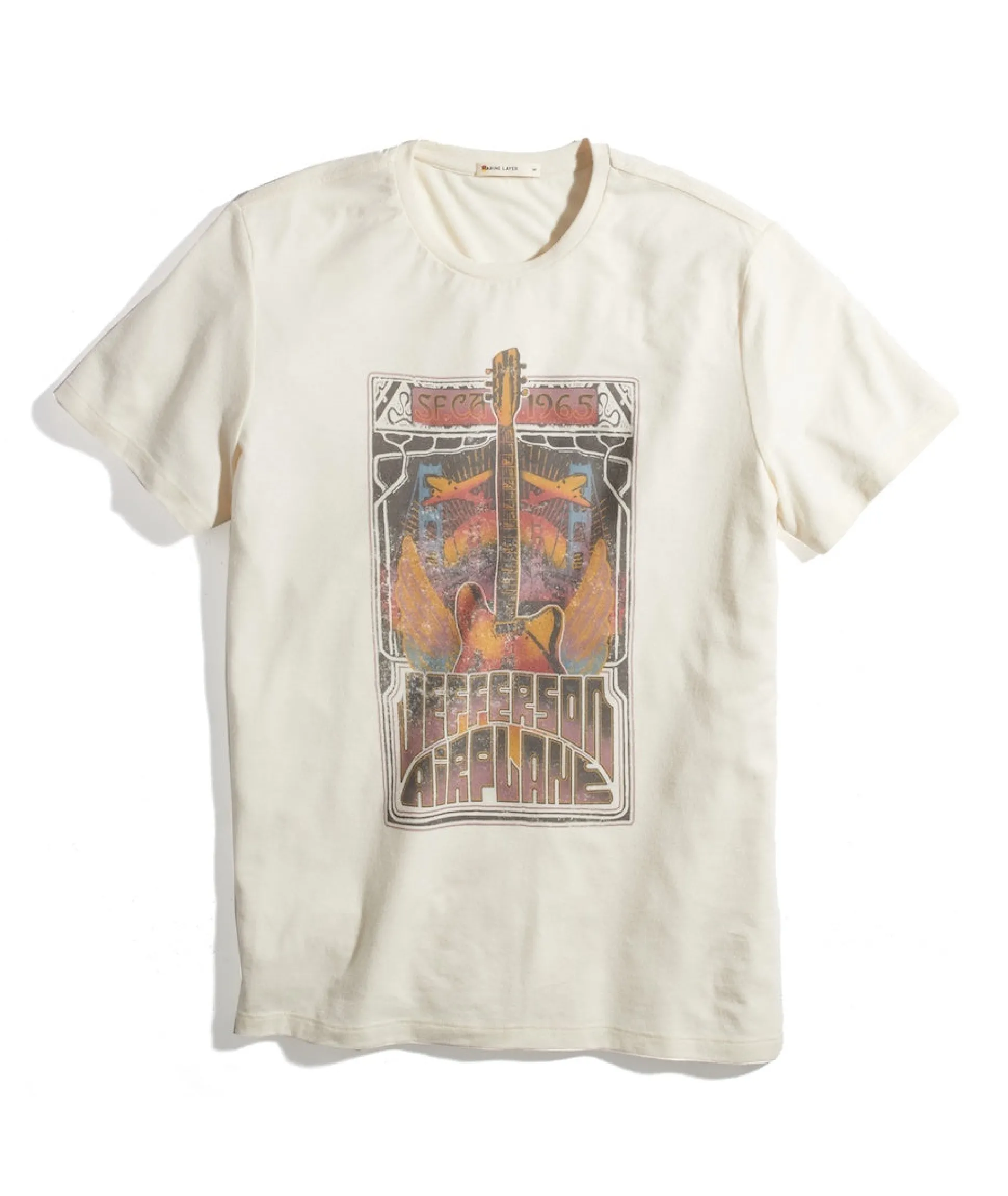 Jefferson Airplane Unisex Tee in Natural