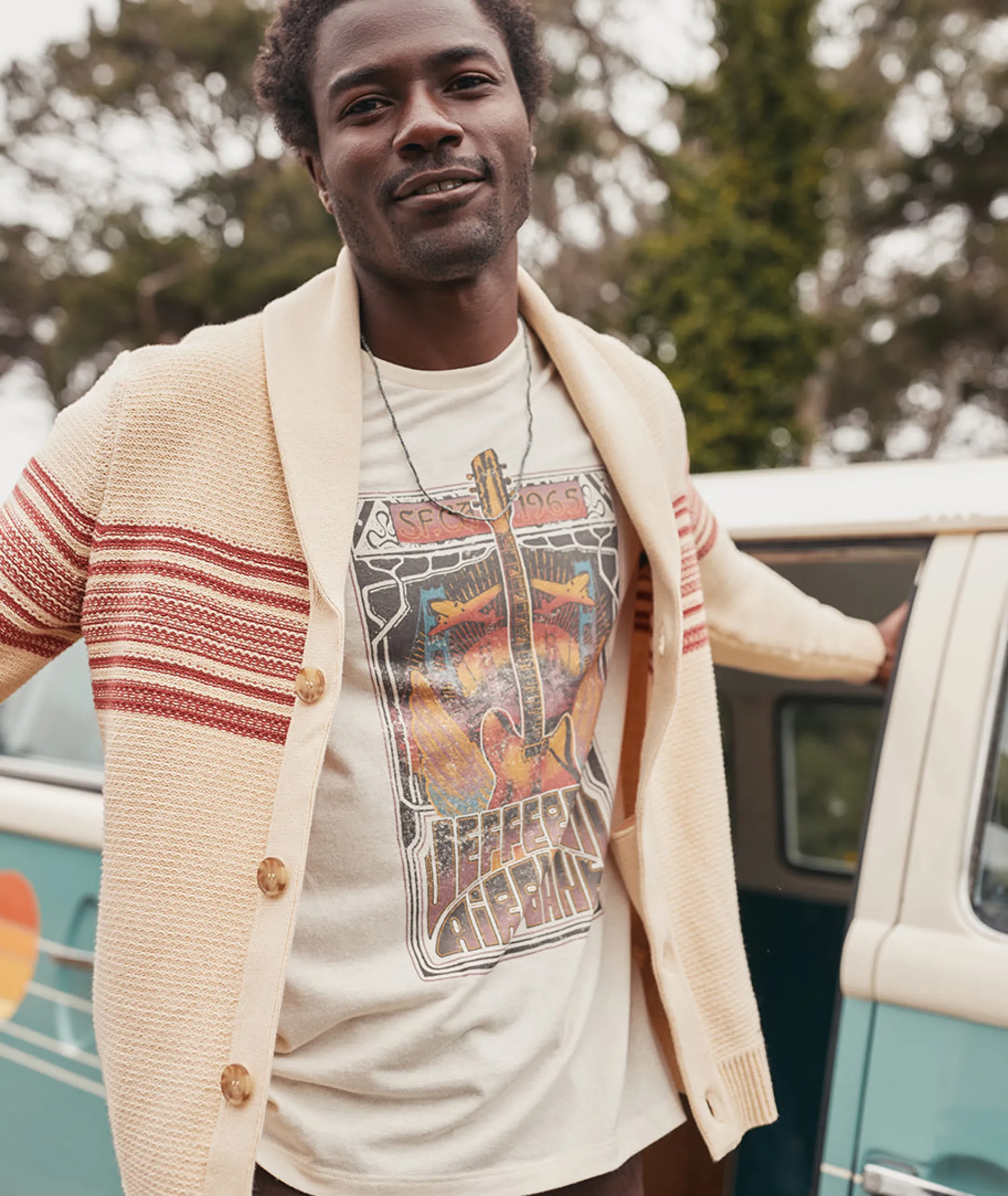 Jefferson Airplane Unisex Tee in Natural