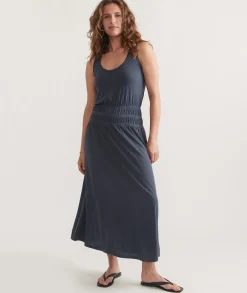Juliet Slub Midi Dress