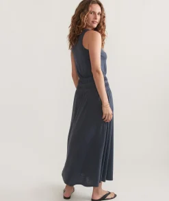 Juliet Slub Midi Dress