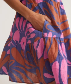 Leila Double Cloth Mini Dress