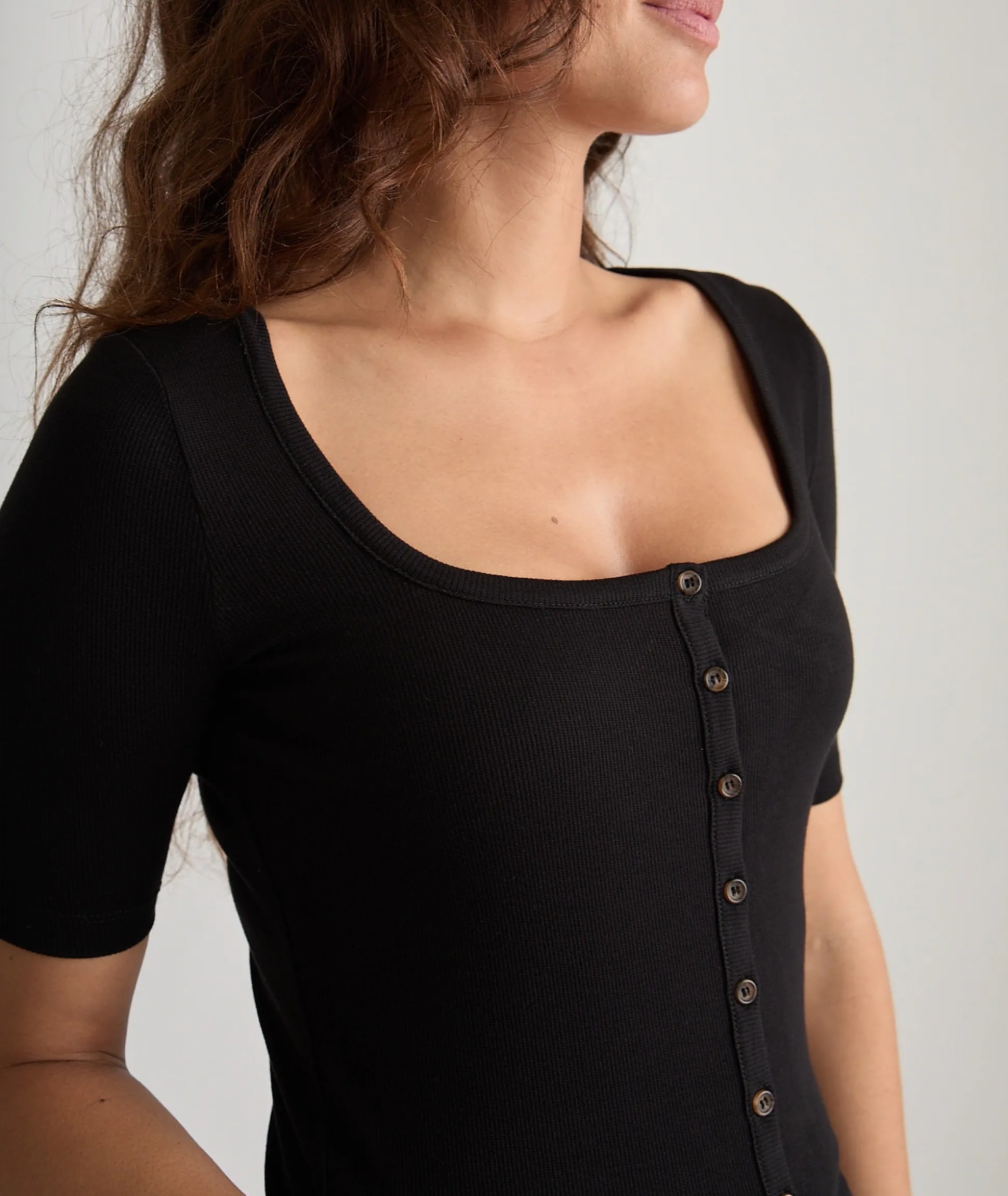 Lexi Button Through Top