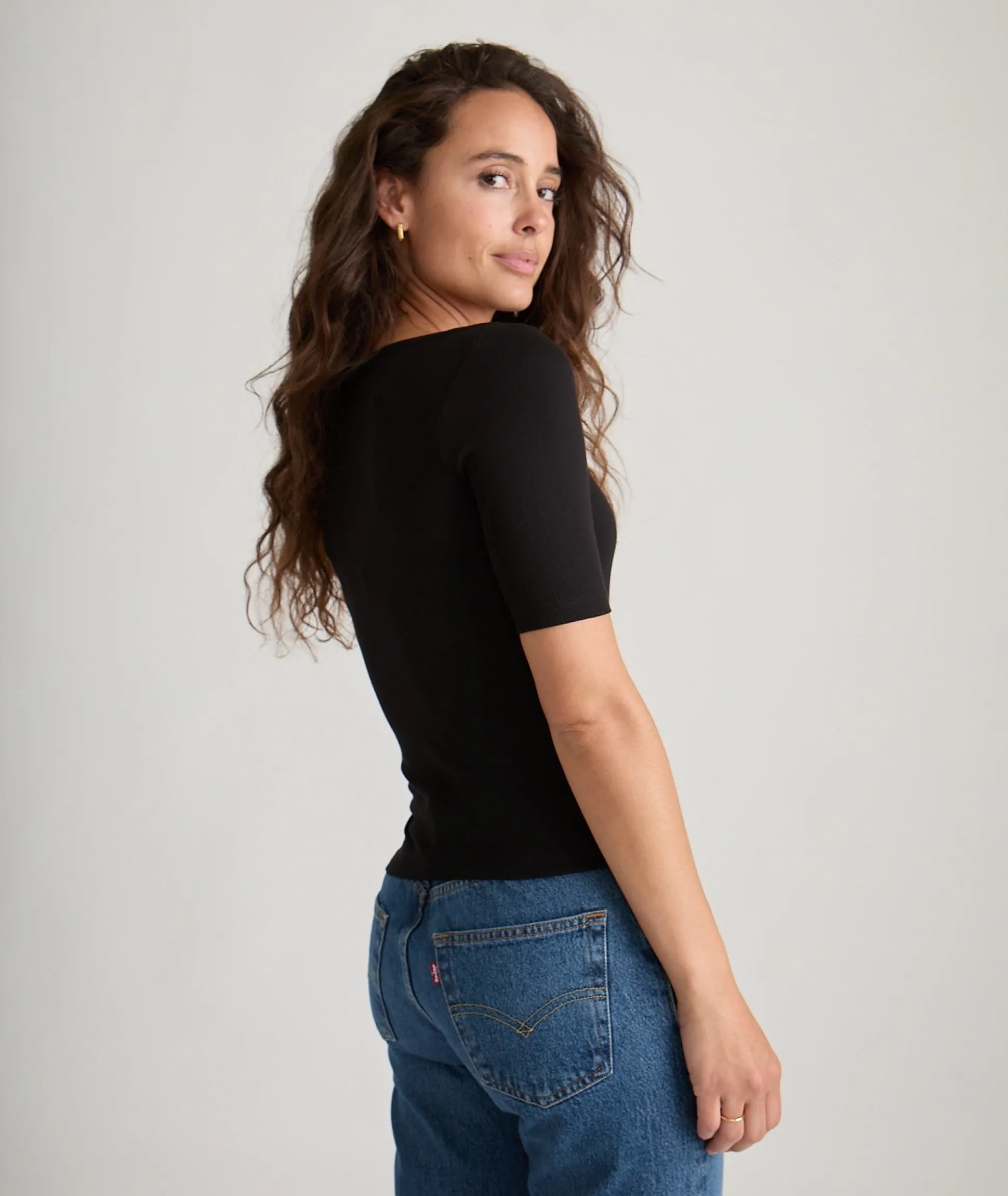 Lexi Button Through Top