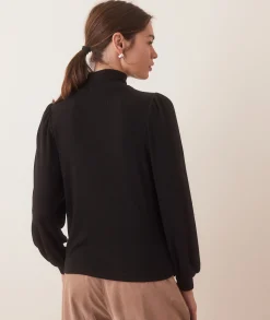 Lexi Puff Sleeve Turtleneck