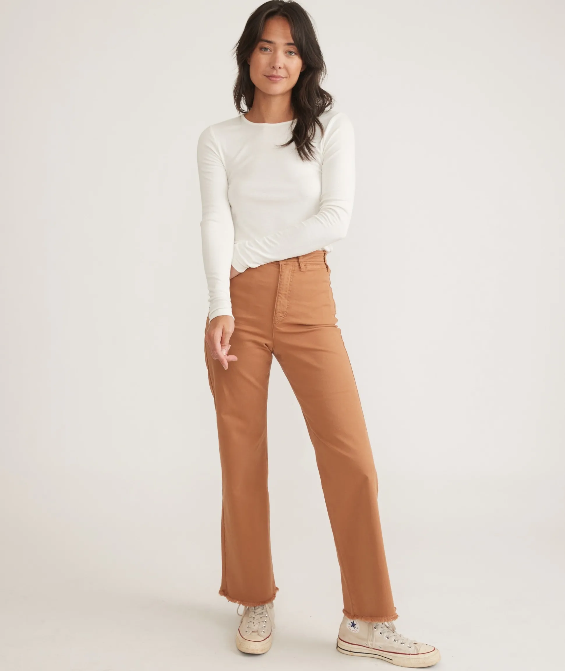 Lexi Rib Long Sleeve Crew Tee